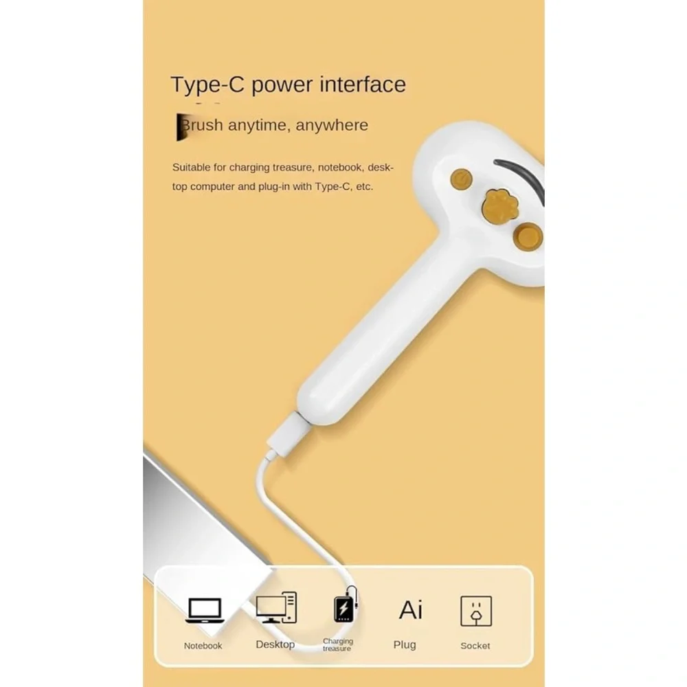 ENUKYCOM Electric rechargeable comb/Brush grooming spray add water New..